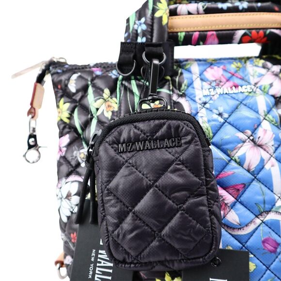 NWT Mz Wallace Large Metro Quilted Link Pouch Bag - Picture 1 of 4